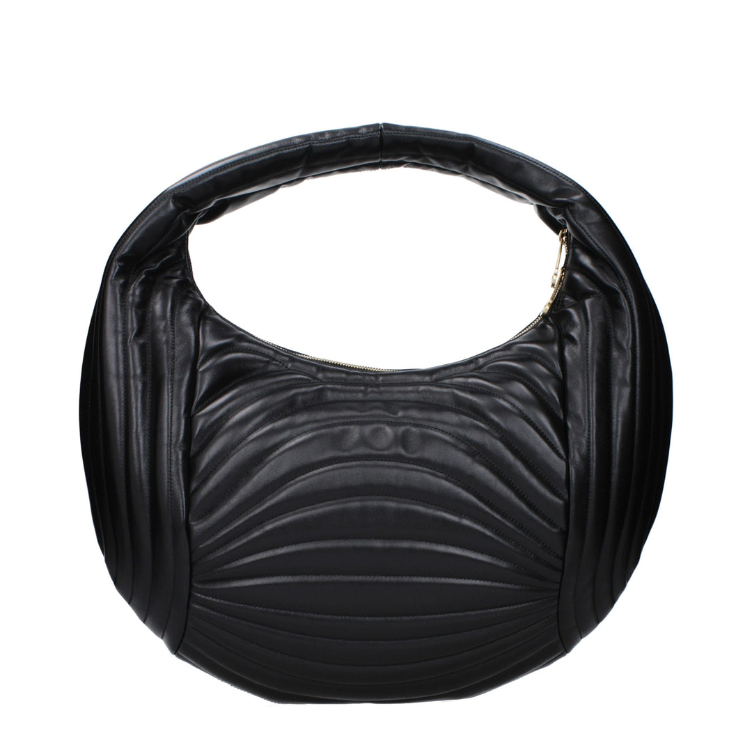 Salvatore Ferragamo Schwarze Lederhandtaschen