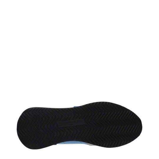Philippe Model Blaue Stoff Low Tops