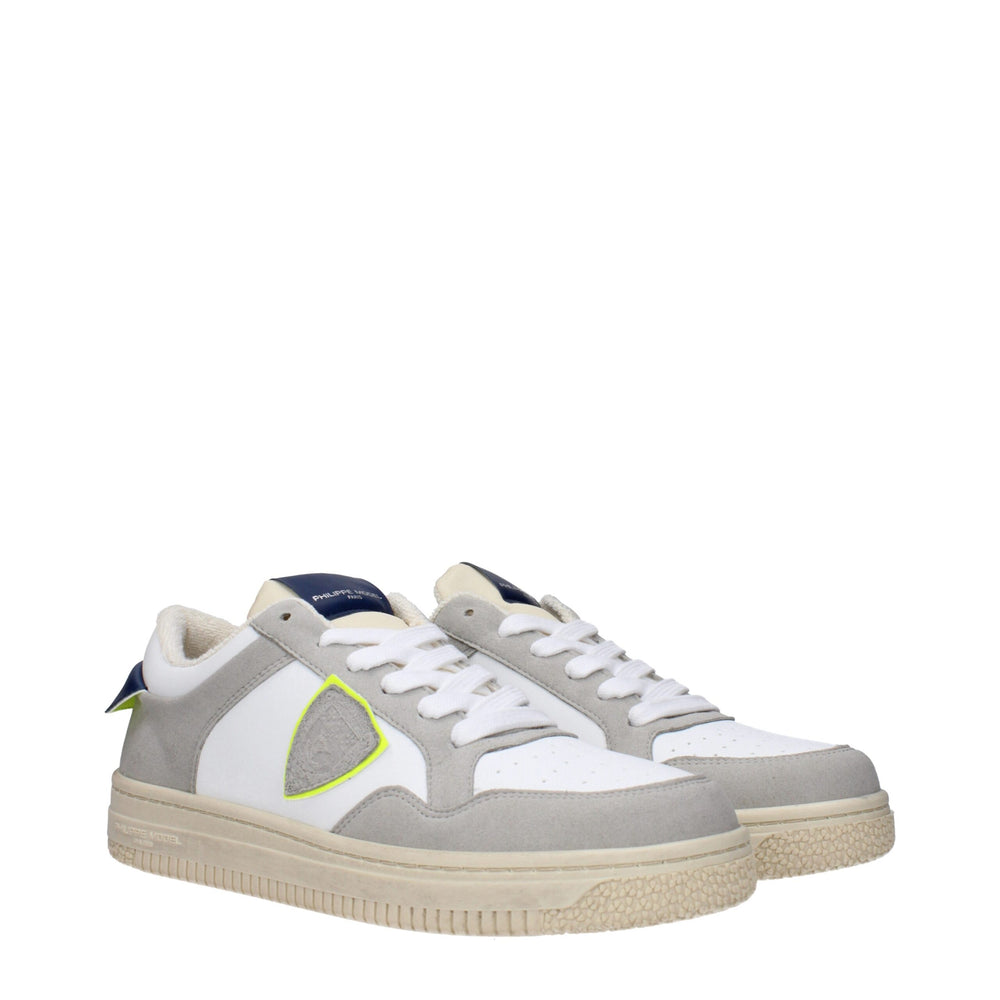 Philippe Model Weiße Leder-Sneakers