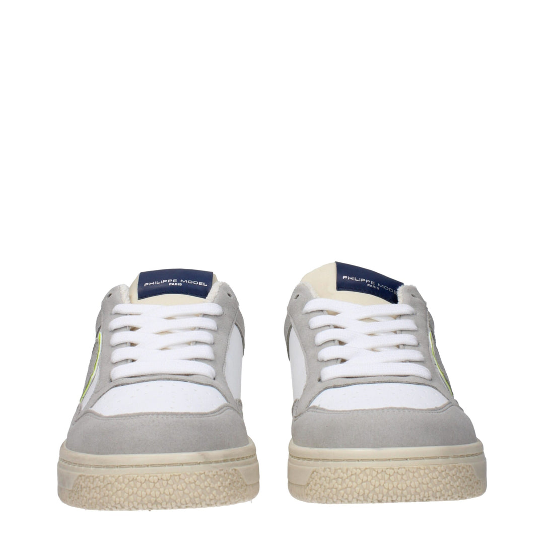 Philippe Model Weiße Leder-Sneakers