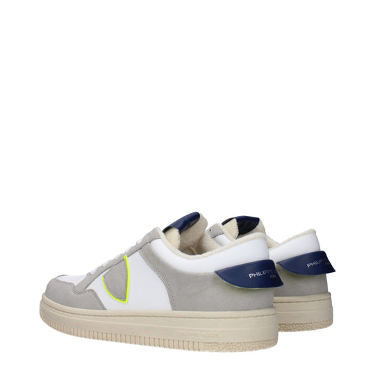 Philippe Model Weiße Leder-Sneakers