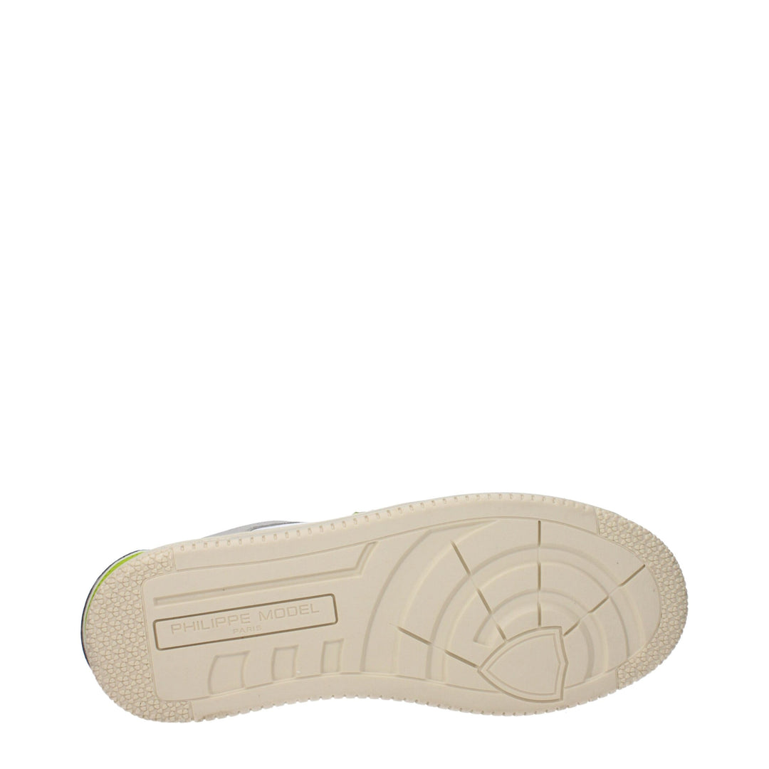 Philippe Model Weiße Leder-Sneakers