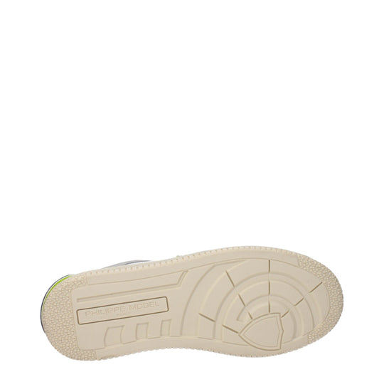Philippe Model Weiße Leder-Sneakers