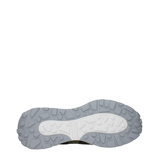 Philippe Model Chunky Sneakers aus grünem Stoff