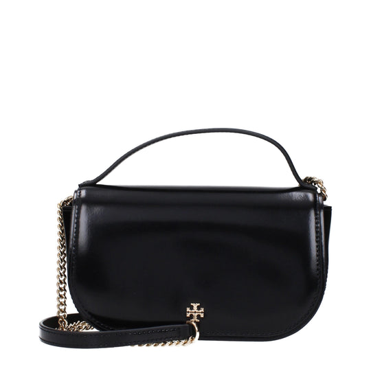 Tory Burch Schwarze Lederhandtaschen
