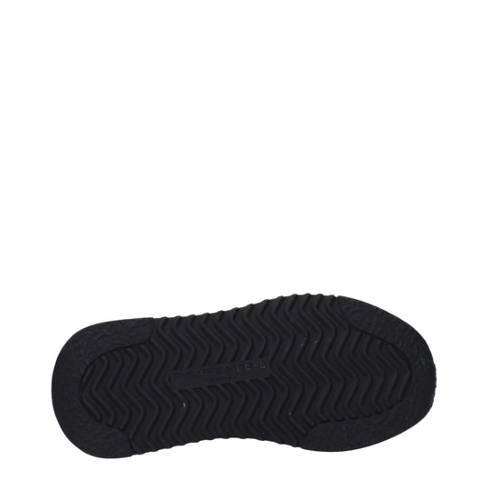 Philippe Model Schwarzer Stoff Sportliche Turnschuhe