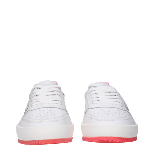 Philippe Model Weiße Leder-Sneakers