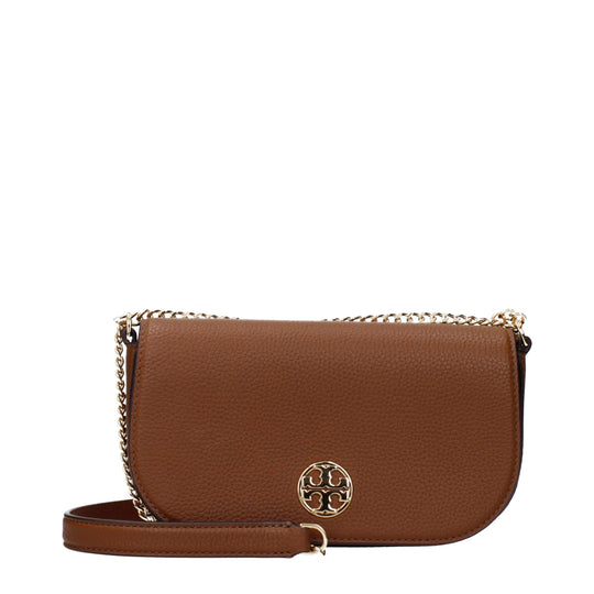 Tory Burch Braunes Leder Umhängetaschen
