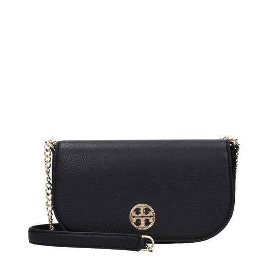 Tory Burch Schwarze Leder-Crossbody-Taschen