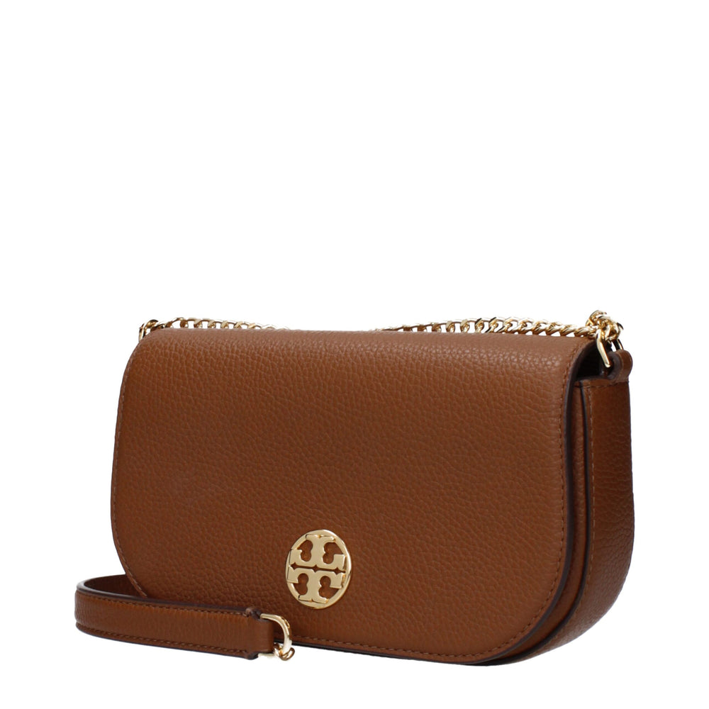 Tory Burch Braunes Leder Umhängetaschen