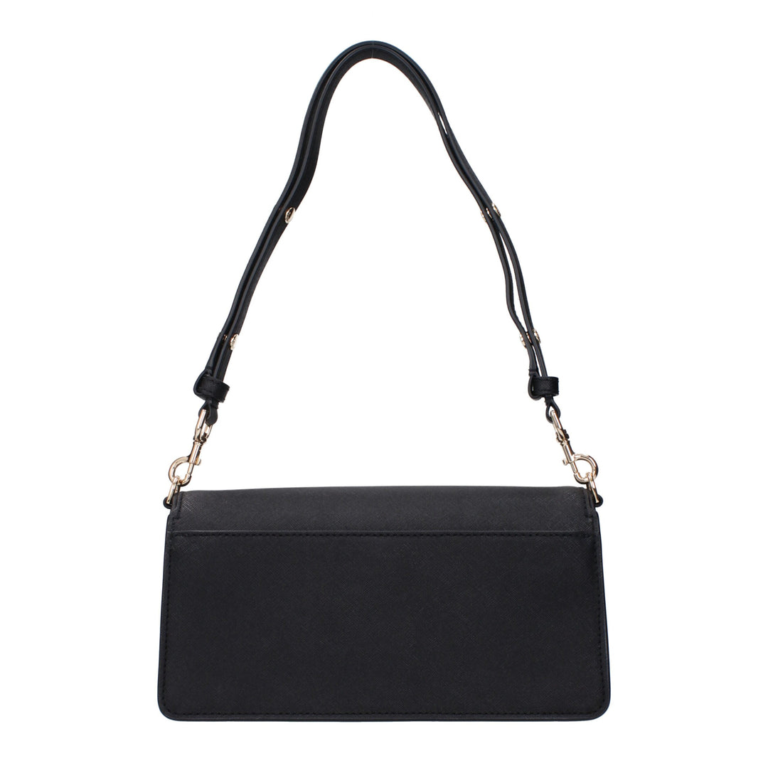 Tory Burch Schwarze Leder Umhängetaschen