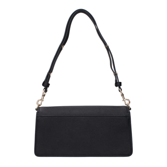 Tory Burch Schwarze Leder Umhängetaschen
