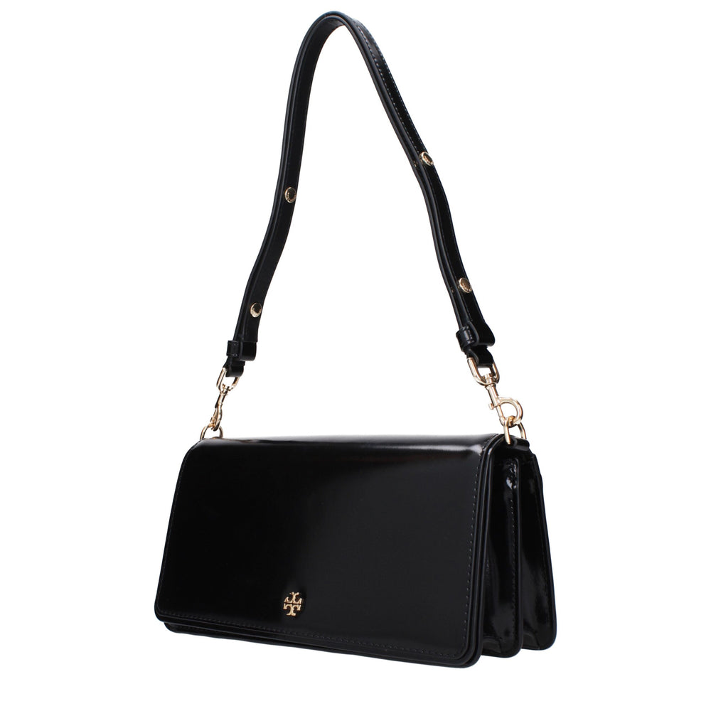 Tory Burch Schwarze Leder Umhängetaschen