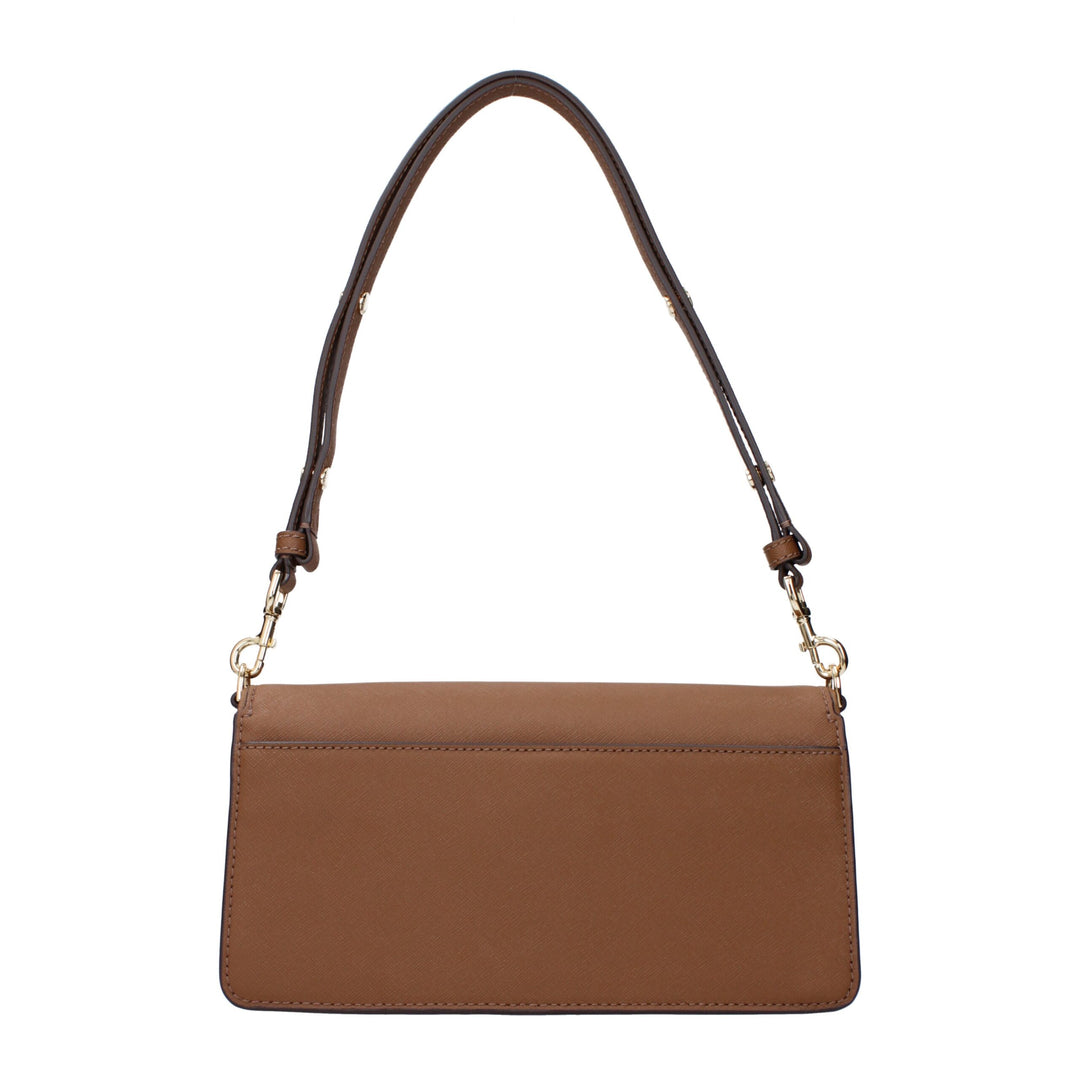 Tory Burch Braune Leder Umhängetaschen