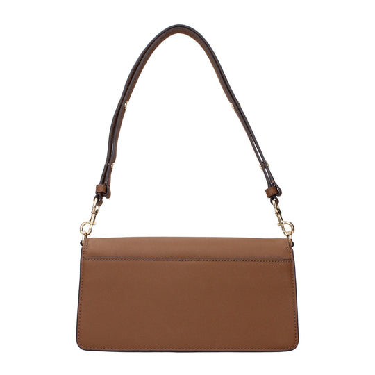 Tory Burch Braune Leder Umhängetaschen