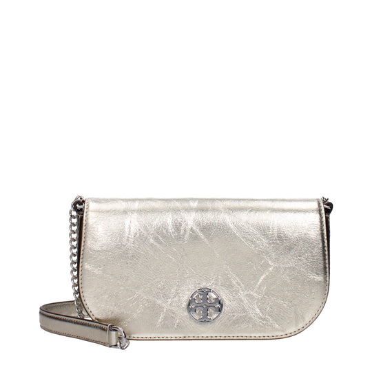 Tory Burch Gold Leder Crossbody Taschen