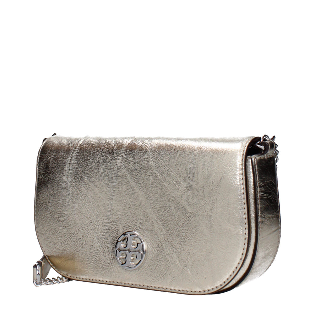 Tory Burch Gold Leder Crossbody Taschen