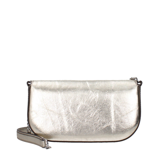 Tory Burch Gold Leder Crossbody Taschen