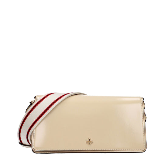Tory Burch Beige Leder Crossbody-Taschen