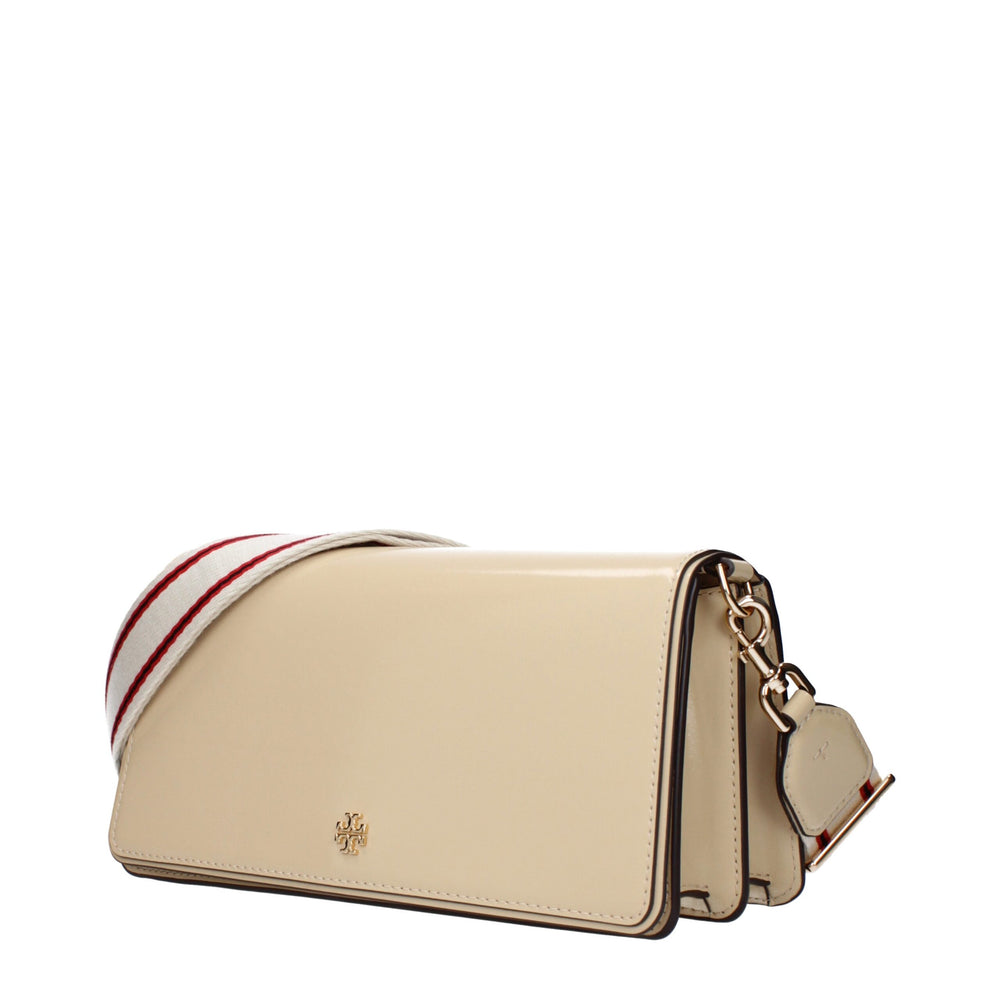 Tory Burch Beige Leder Crossbody-Taschen