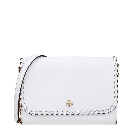 Tory Burch Weiße Leder Clutch Bags
