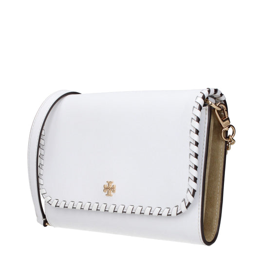 Tory Burch Weiße Leder Clutch Bags