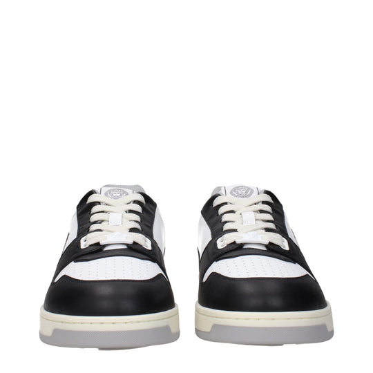 Versace Weiße Leder-Low Tops