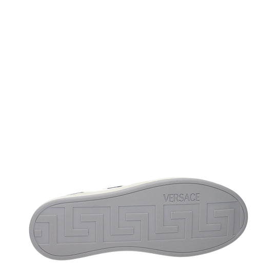 Versace Weiße Leder-Low Tops