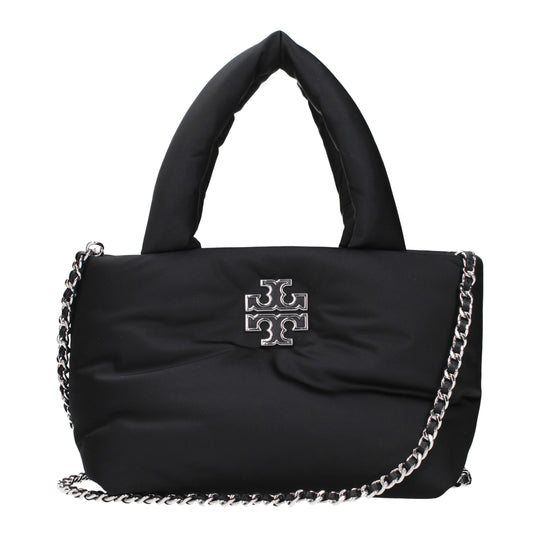 Tory Burch Schwarze Stoffhandtaschen