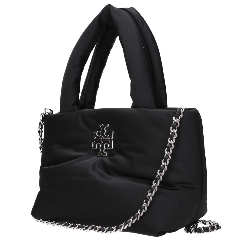 Tory Burch Schwarze Stoffhandtaschen
