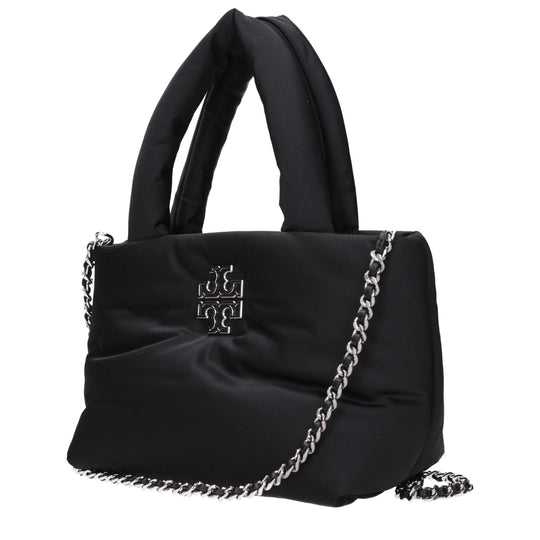 Tory Burch Schwarze Stoffhandtaschen