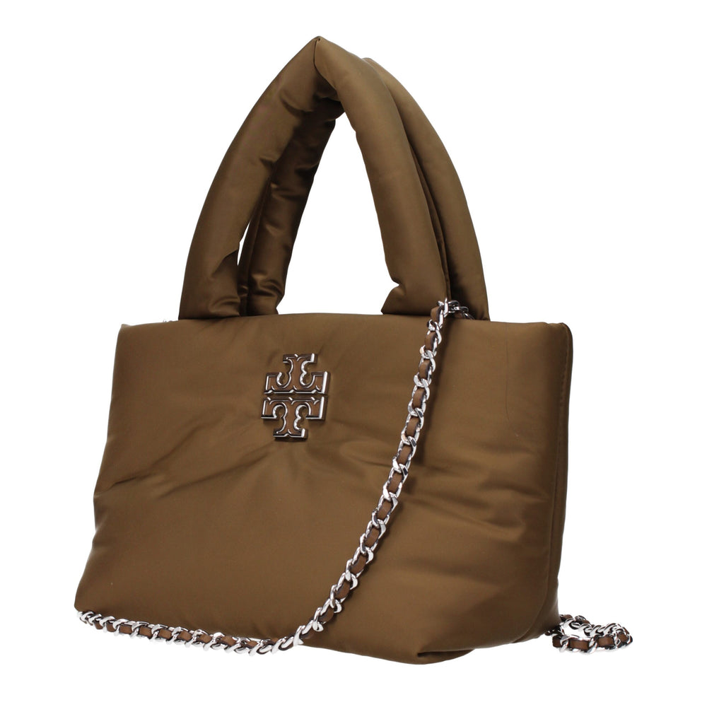 Tory Burch Braune Stoffhandtaschen