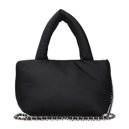 Tory Burch Schwarze Stoffhandtaschen