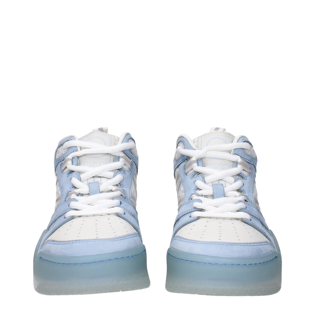 Moncler Weiße Leder-High-Tops