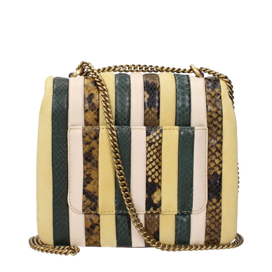 Tory Burch Gelbe Leder Umhängetaschen