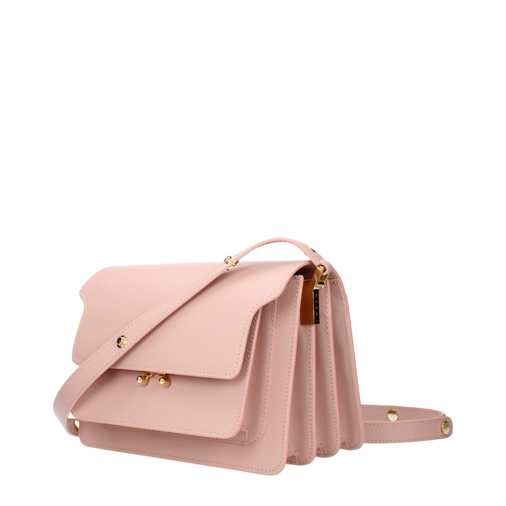Marni Rosa Leder Umhängetaschen