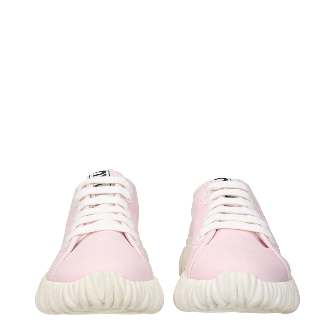 Miu Miu Rosa Stoff Low Tops