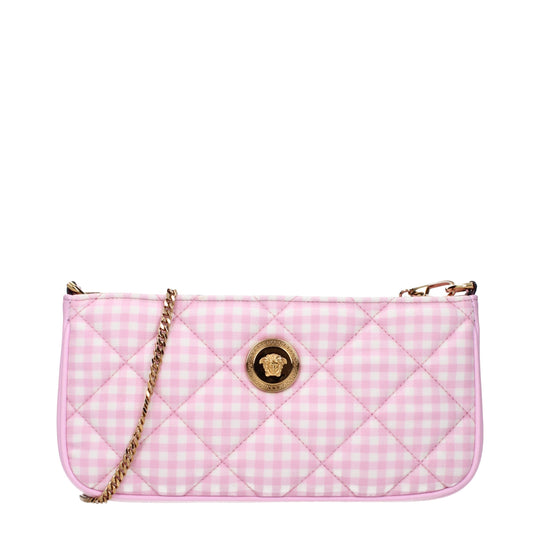 Versace Rosa Stoff-Umhängetaschen