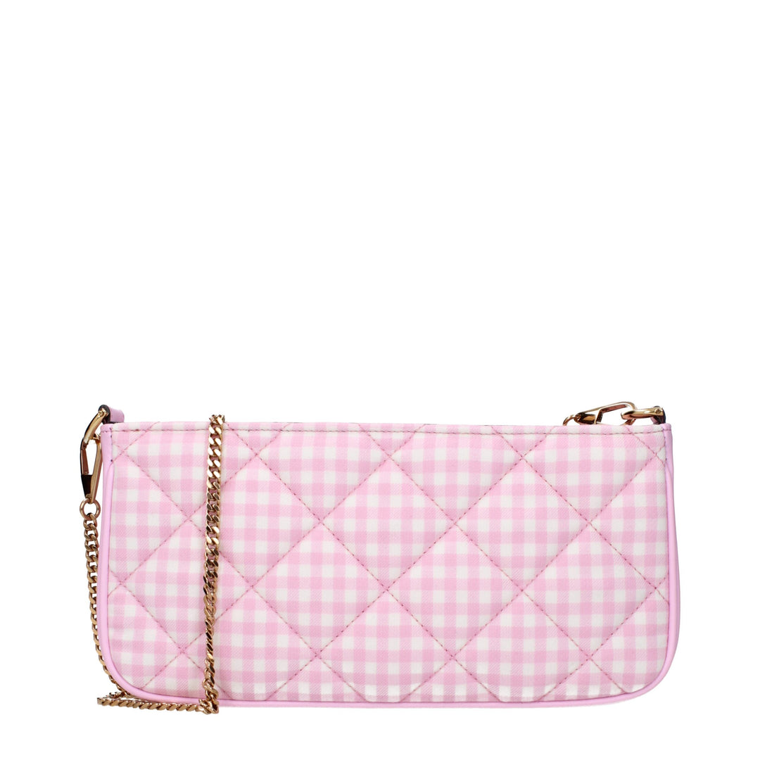 Versace Rosa Stoff-Umhängetaschen