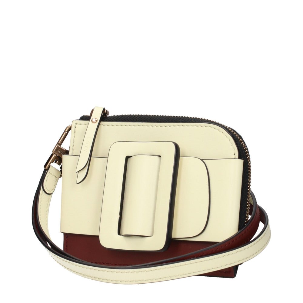 Boyy Beige Leder Kartenhalter