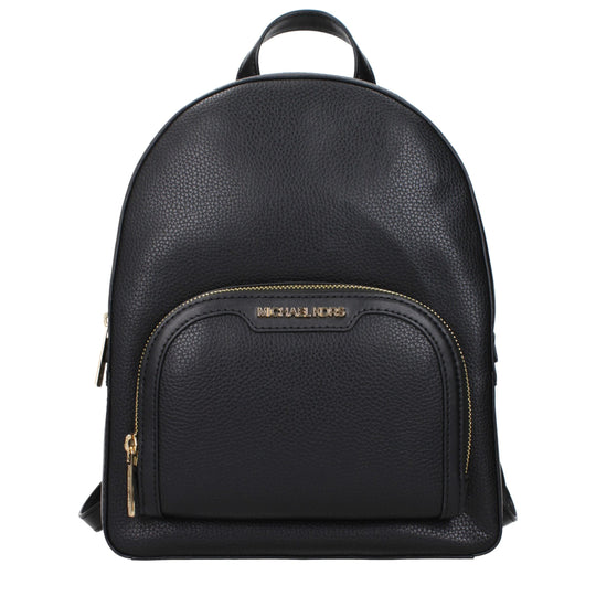 Michael Kors Schwarze Lederrucksäcke