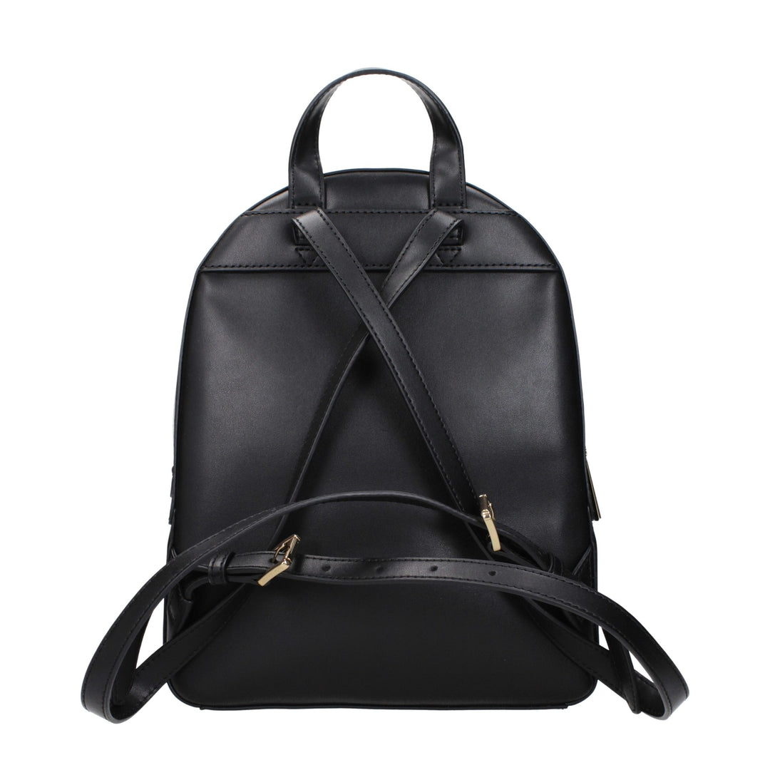 Michael Kors Schwarze Lederrucksäcke