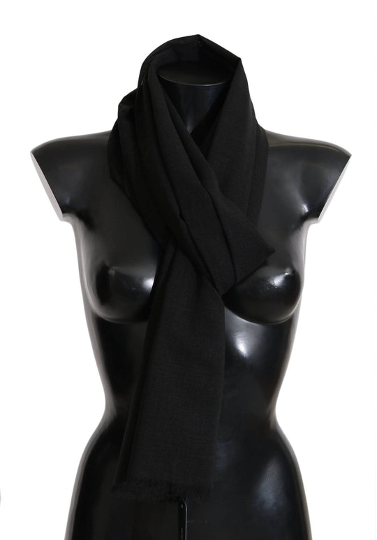 Dolce & Gabbana Eleganter schwarzer Schal aus Wollmischung - Léoré
