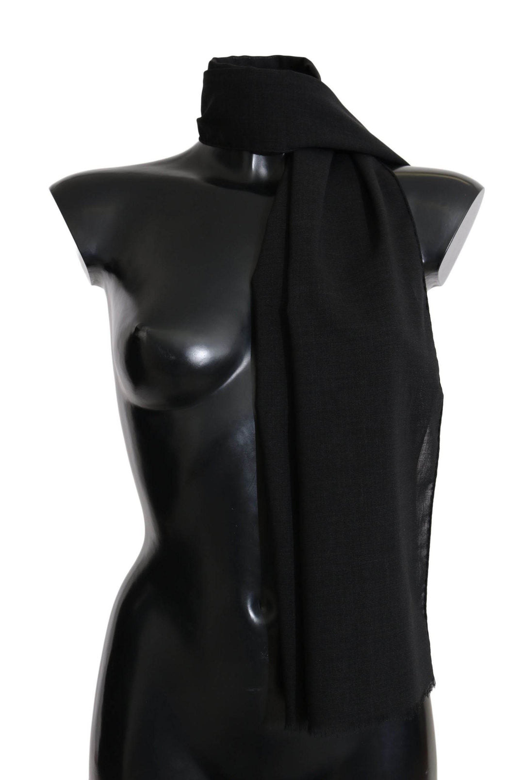 Dolce & Gabbana Eleganter schwarzer Schal aus Wollmischung - Léoré