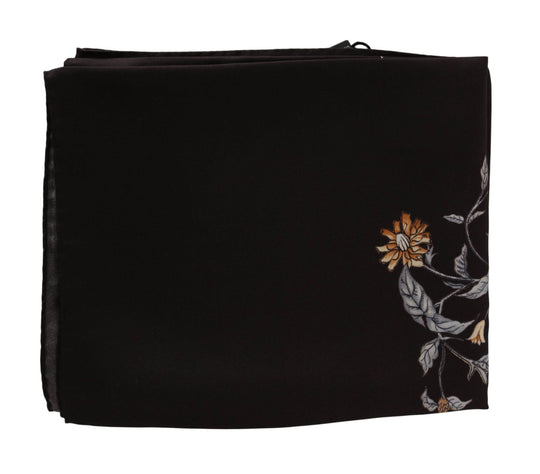 Dolce & Gabbana Eleganter Seidenschal in luxuriösem Braun - Léoré