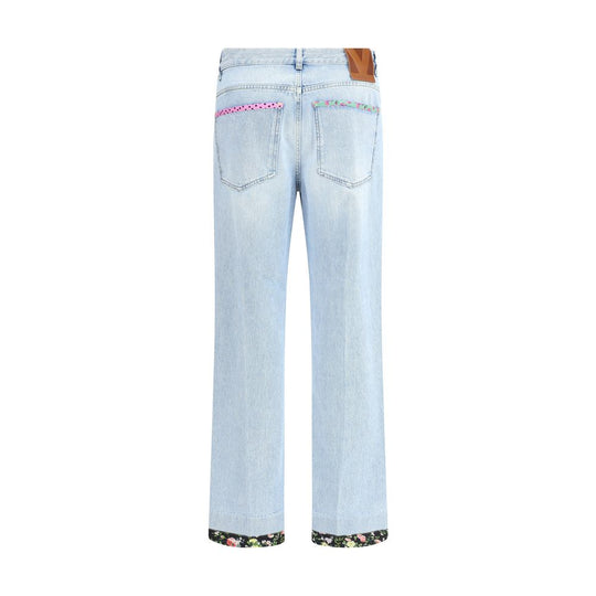 Valentino Jeans mit Blumenkante
