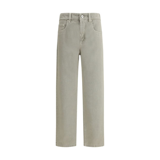 Brunello Cucinelli Gerade gefärbte Jeans