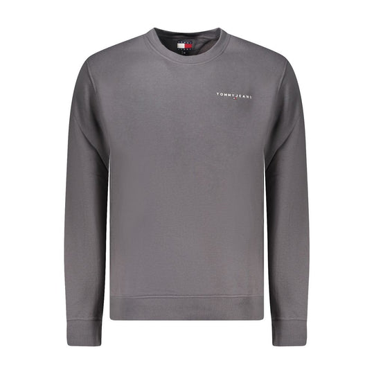 Tommy Hilfiger Grauer Baumwollpullover für Männer