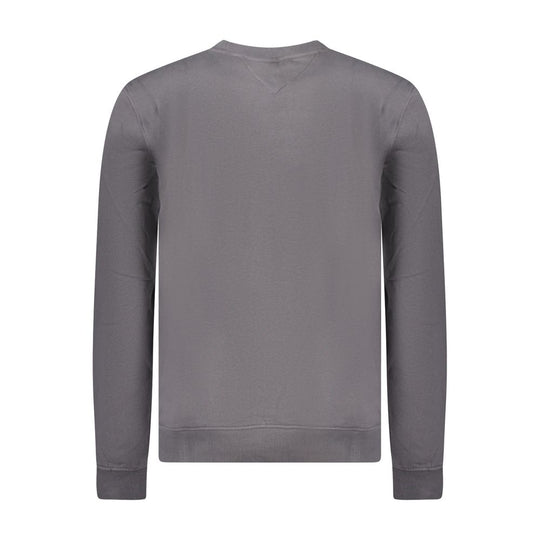 Tommy Hilfiger Grauer Baumwollpullover für Männer