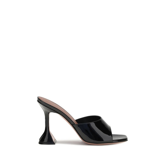 Amina Muaddi Lupita-Sandalen aus Lackleder